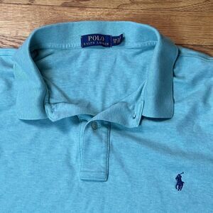 Polo Ralph Lauren Polo Mens 2XB S/SGolf Preppy‎ Pony Blue Green See Details